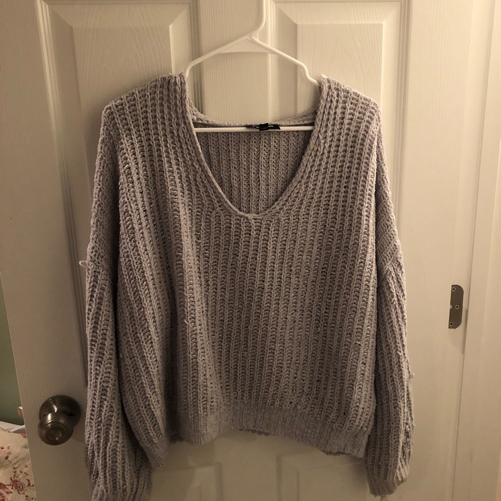 Express mint knit sweater